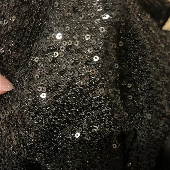 Boohoo Glittering Black Sequin Shirt - Picture 4 of 4